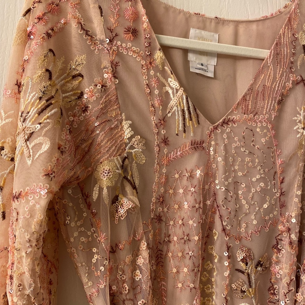 Anna sui sequin dress size small